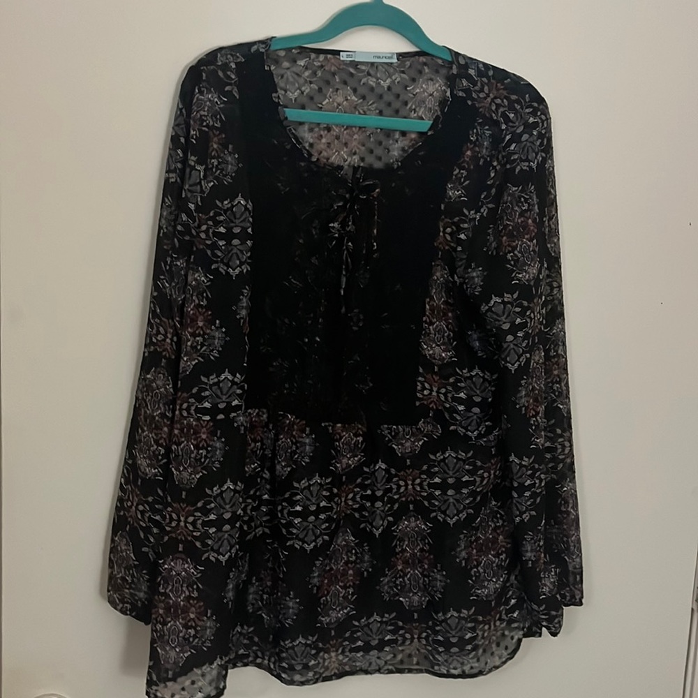 Maurices Sheer Blouse
